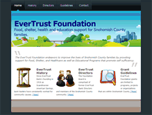 Tablet Screenshot of evertrustfoundation.com